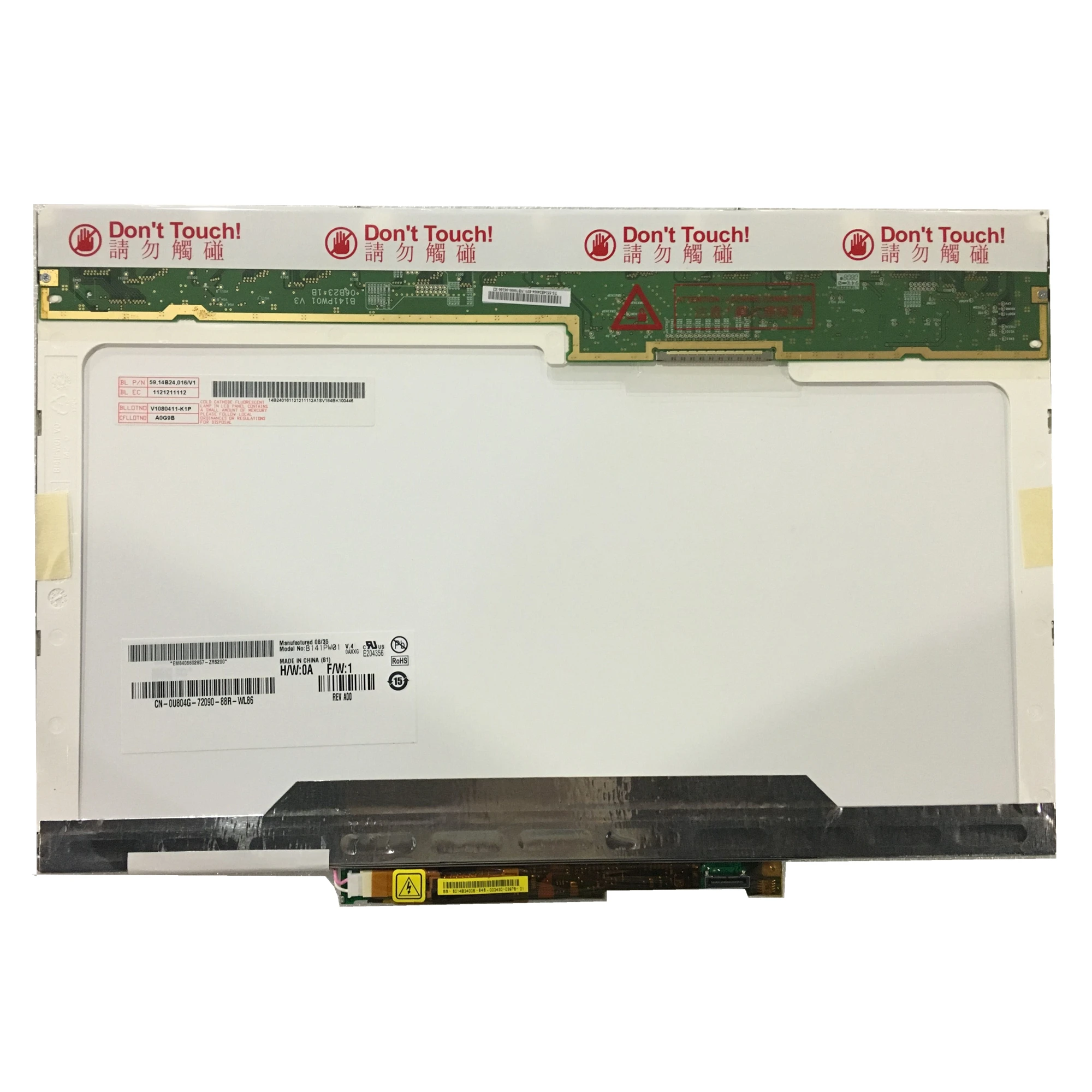 

ree Shipping B141PW01 V4 V.4 B141PW01 V2 B141PW03 V0 LP141WP1-TLD2 LTN141WD-L05 Lcd Screen 1440*900 LVDS 30pins