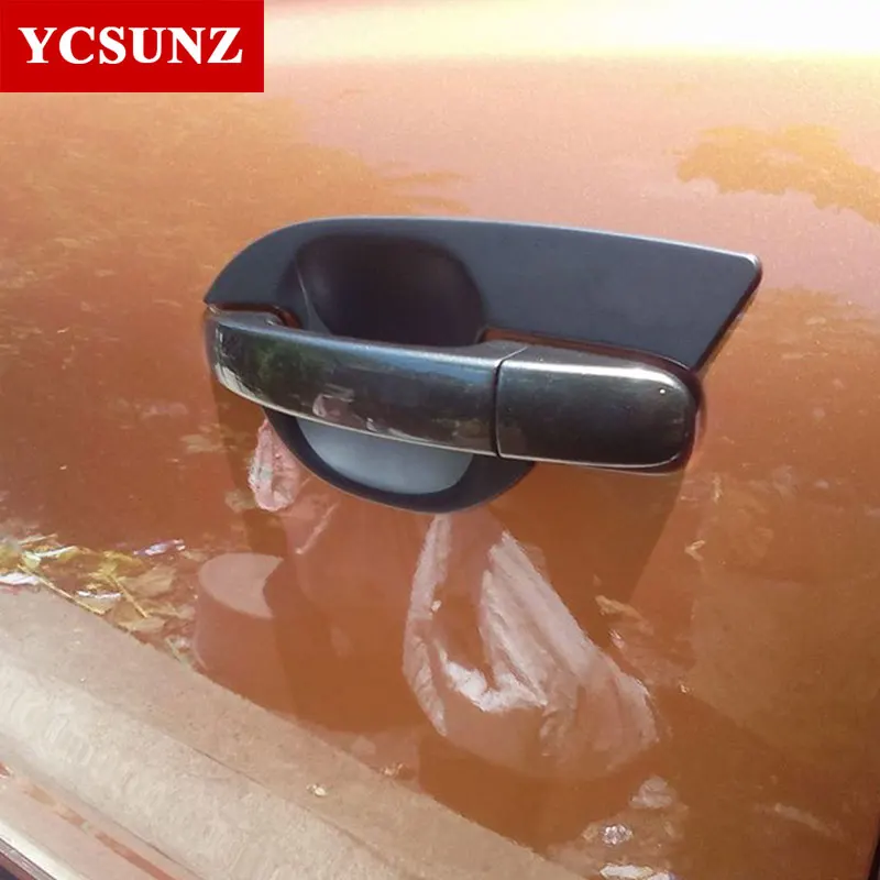 2016 2019 подходит для Ford Rangers новые аксессуары пикап ABS черные дверные ручки вставки