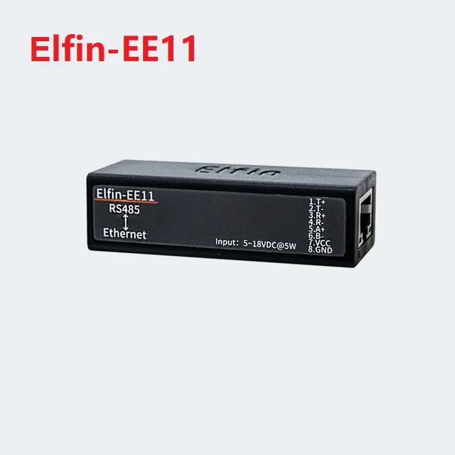 Elfin-EE11 последовательный порт ModbusTCP к Ethernet RJ45 преобразователь RS485 Ethernet-серверу MINI |