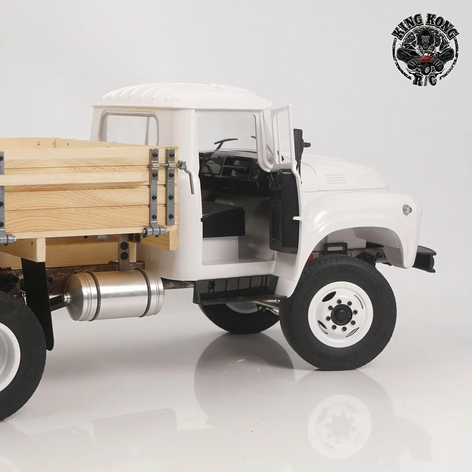 Набор металлических шасси для трактора Kingkong RC 1/12 ZL-130 II 4x2 с деревянной кроватью