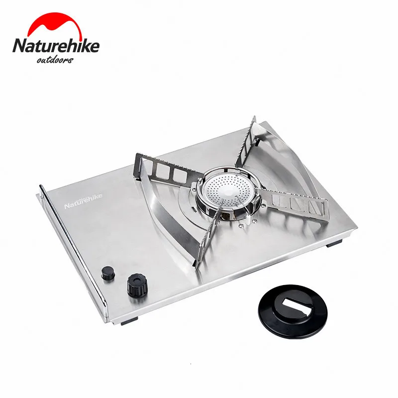 Silvery Naturehike новая наружная варочная поверхность Кассетная печь портативная горелка дикая печь для барбекю карта Магнитная печь газовая плита для барбекю - Цвет: Silvery
