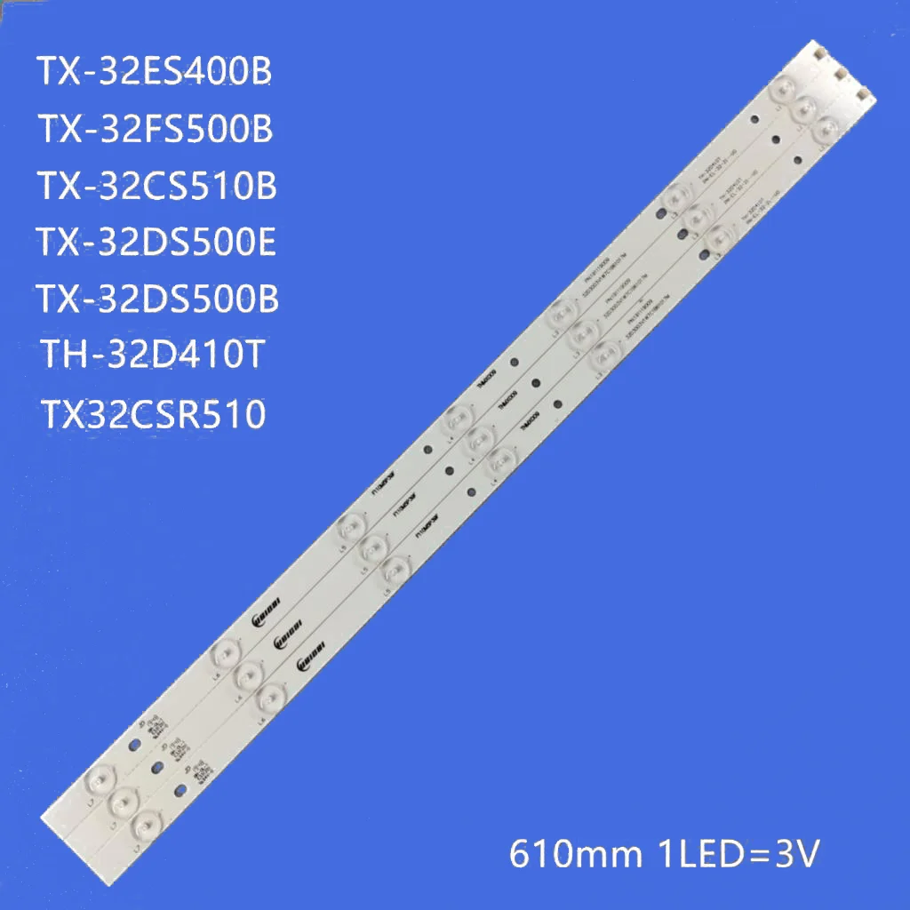 

LED Backlight strip for Panasonic TX32CSR510 TX-32ES400B TX-32FS500B TX-32CS510B TX-32DS500E TH-32D410T PN-EL-32-21--V0 TNMX009