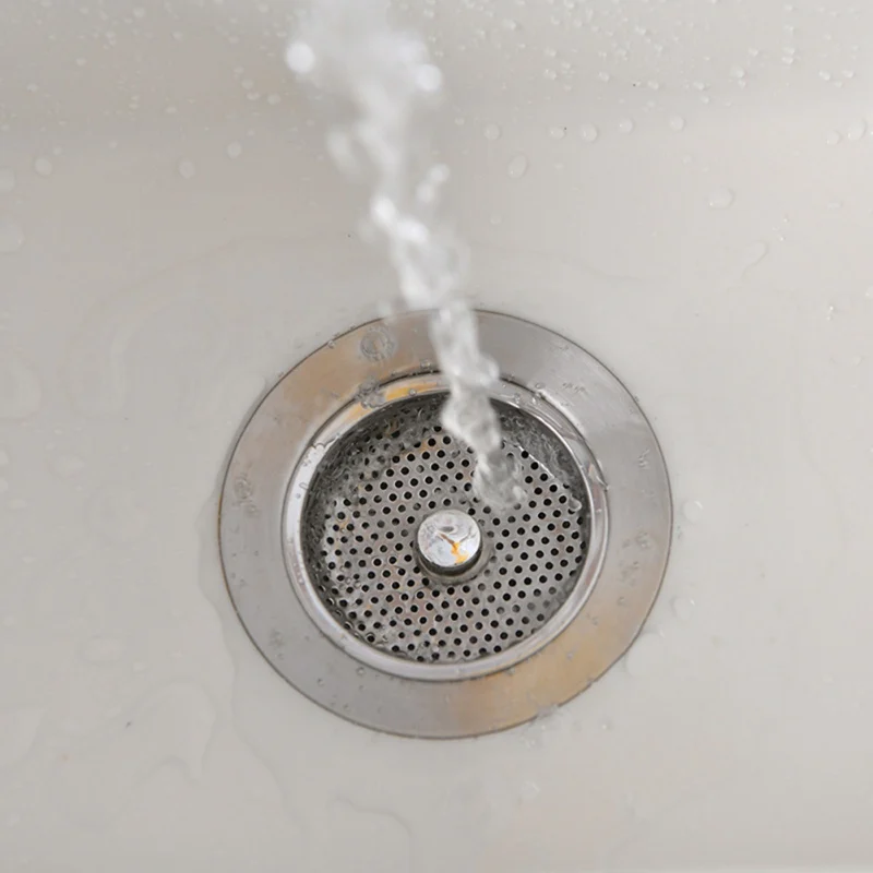 

Stainless Steel Sink Stopper With Drain Hole Household Sink Accessories For Kitchen Bathroom