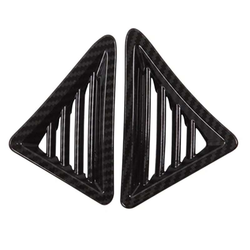 

for Suitable for 2015-2018 Toyota Alfa Alpha-ABS Black Carbon Fiber Grain Front Upper Air Outlet Decoration