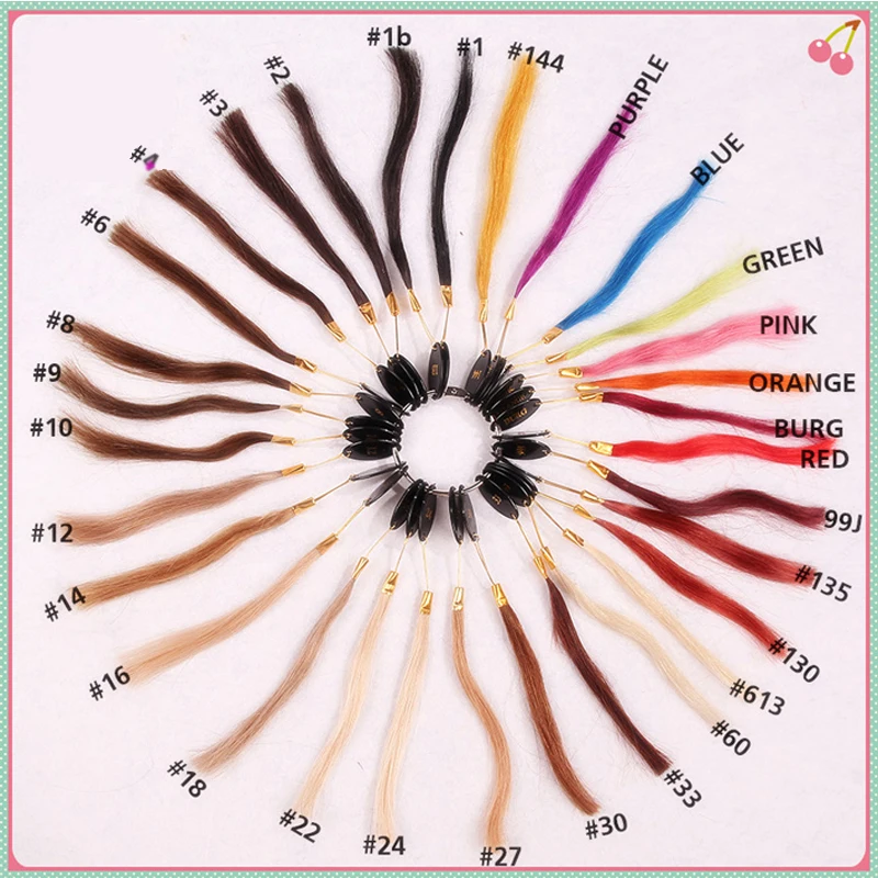 Волосы для наращивания монгольские кудрявые с I-образным кончиком 4B 4C волосы