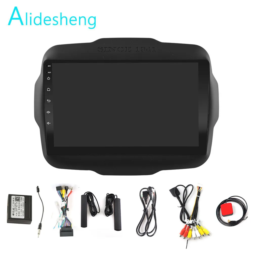 Автомагнитола 2 din 4 + 64 ГБ DSP Android 9 0 4G мультимедийный видеоплеер для Jeep Renegade 2016 2017 2018