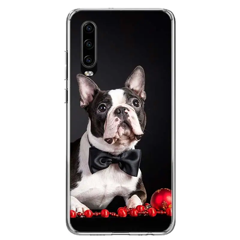 French Bulldog Puppy Phone Case For Huawei P30 P20 P10 P50 P40 Lite Mate 30 20 10 40 Pro Art Luxury Customized Cover Coque Capa | Мобильные