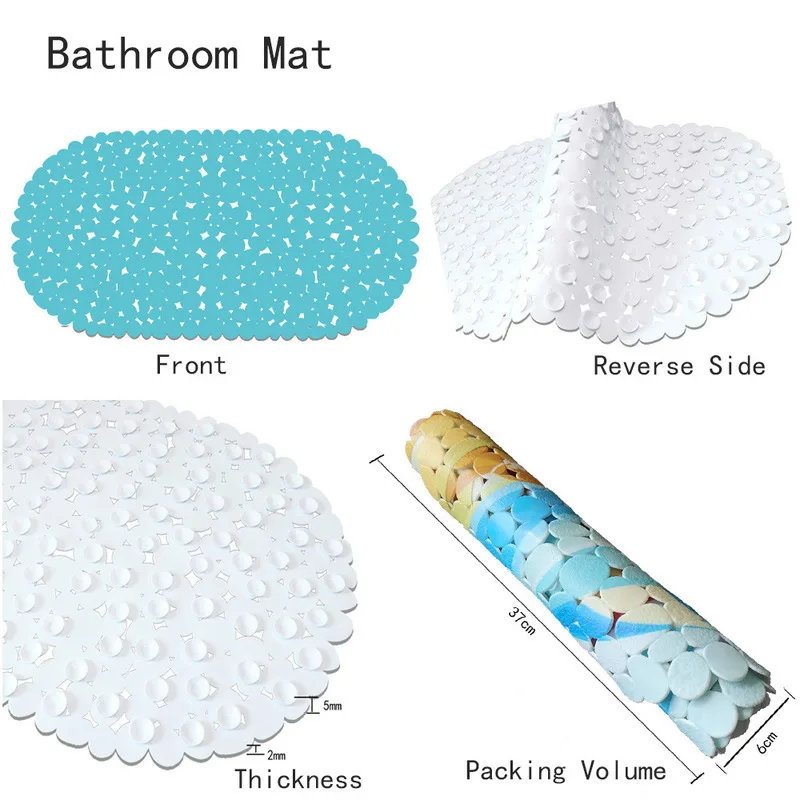 5 шт. набор для ванной с рождеством полиэстер занавеска душа ванная комната