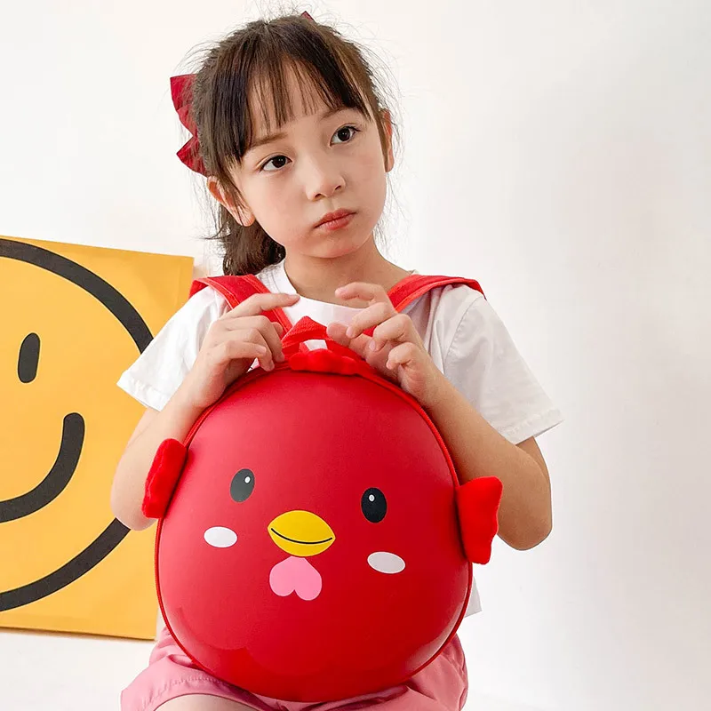 2021 New Design Cartoon Shape Cute Animal Kids Eggshell Backpack Bags Kindergarten Children Backpack Kids School Bags For Girls