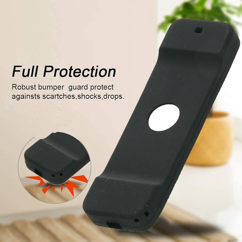Remote Controller Protective Case for Apple TV 4th Silicone Shockproof Waterproof Soft Cover Lightweight Anti-Slip Holder Shell