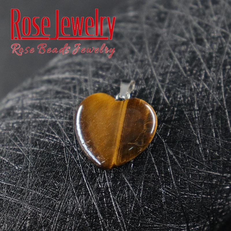 wholesale Natural Love Heart Necklaces &amp Pendants for Lover Gem Stone Pink Quartz White Crystal Healing Necklace Charm Jewelry |