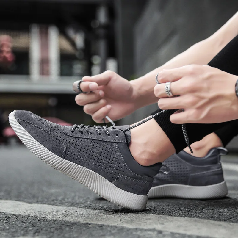 

Flat Shoes men fashion Sneaker Vintage suede Leather Loafers Oxford Shoes For men lacer up Casual Shoes Zapatos De Mujer j3