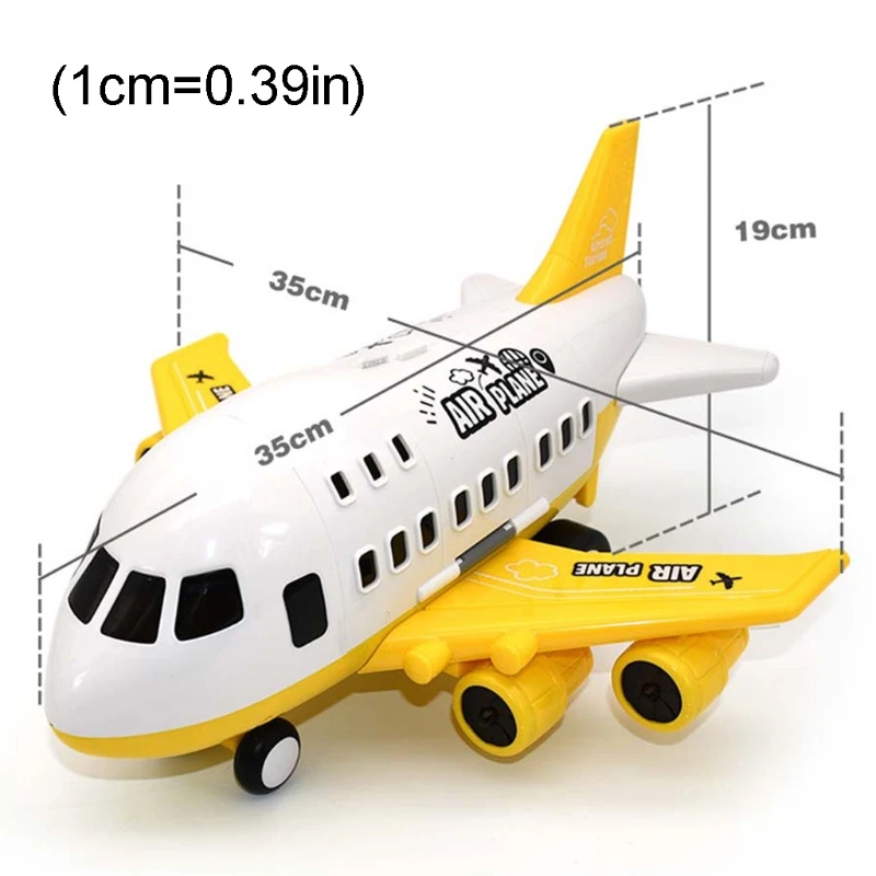 

Children Plane Model Toy Set Simulation Large Storage Transport Aircraft B36E
