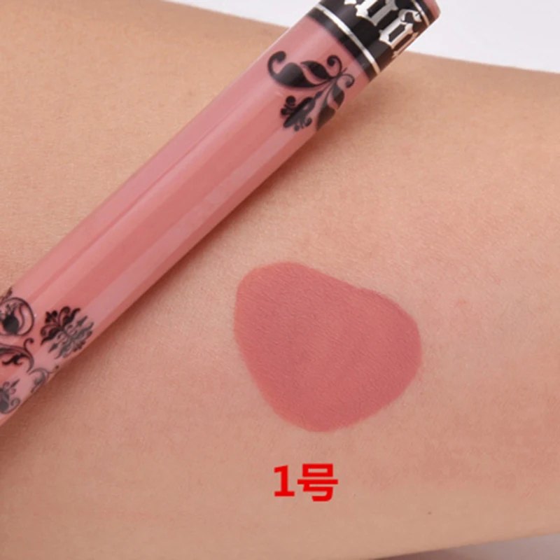 Жидкая губная помада, 15 цветов, водостойкая матовая губная помада, бархатная Глянцевая губная помада, бальзам для губ, сексуальные красные цвета