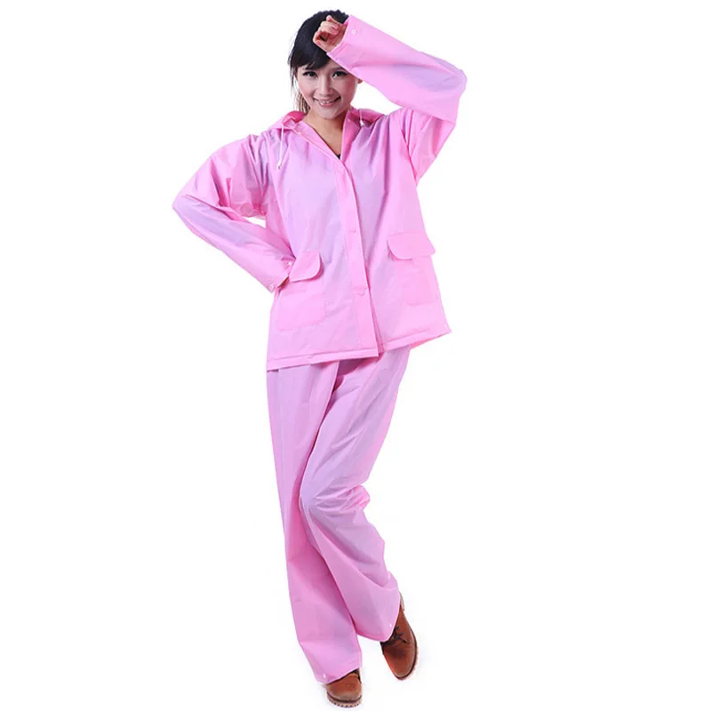 Прозрачный водонепроницаемый Женский дождевик штаны костюм для велосипеда