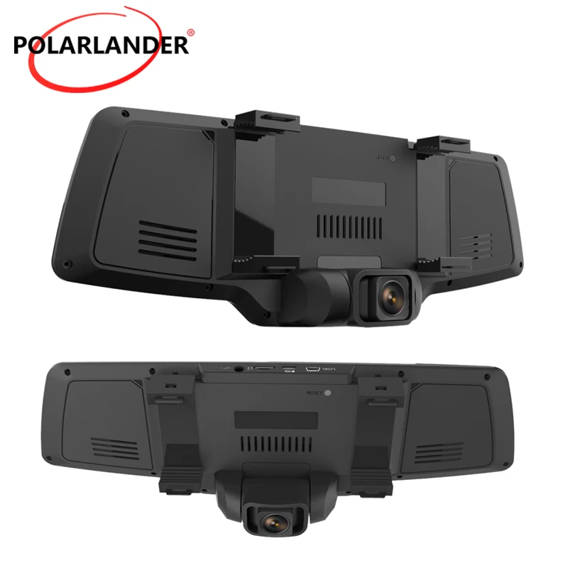 Портативный видеорегистратор камера ночного видения движение зеркало заднего