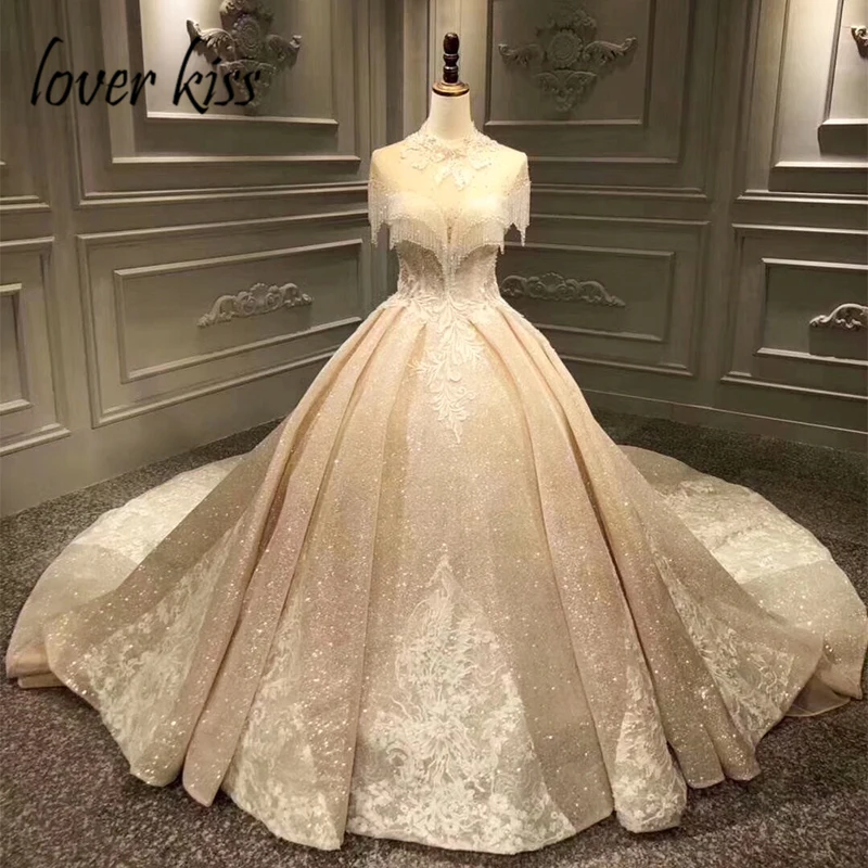 Свадебное платье принцессы Lover Kiss robe de mariee бальное свадебное 2021 кристалл милое