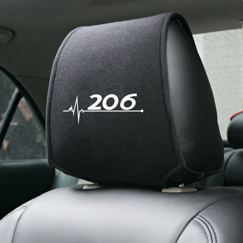 1 шт. хлопковая накладка на подголовник автомобиля для peugeot 206 207 306 3008 307 508 407