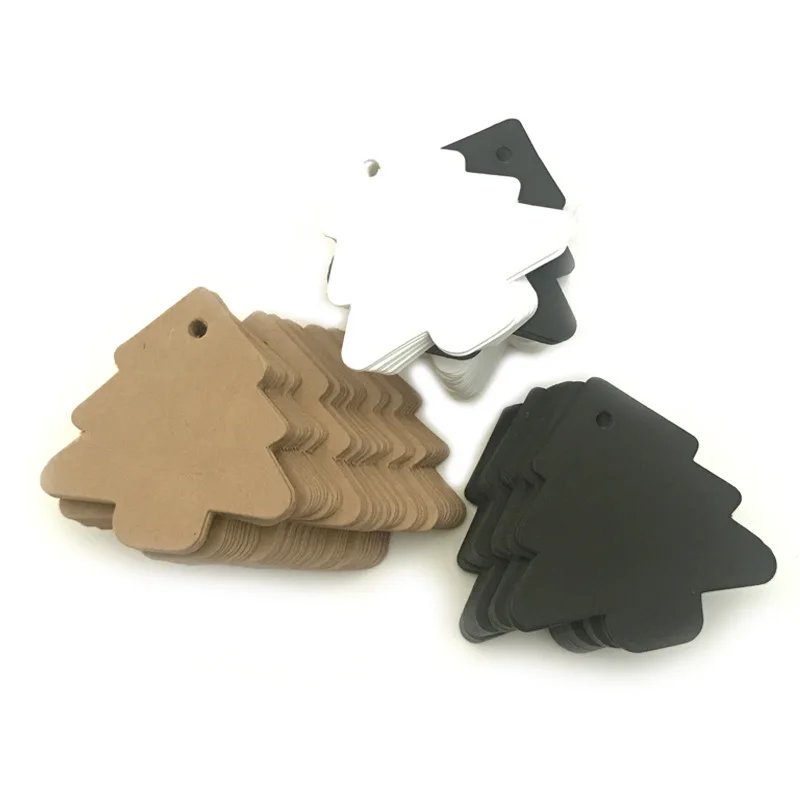 50 шт./упак. крафт Бумага вечерние подарок теги для Винтаж свадьбы