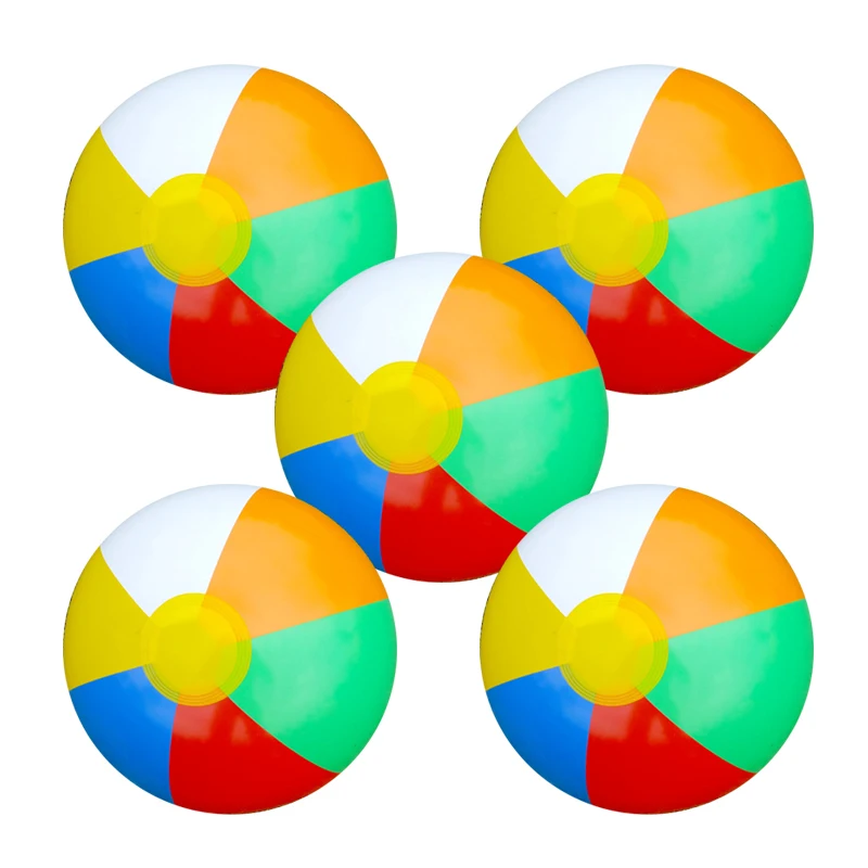 Мяч для водных видов спорта надувной пляжный мяч водные шары из ПВХ радужного