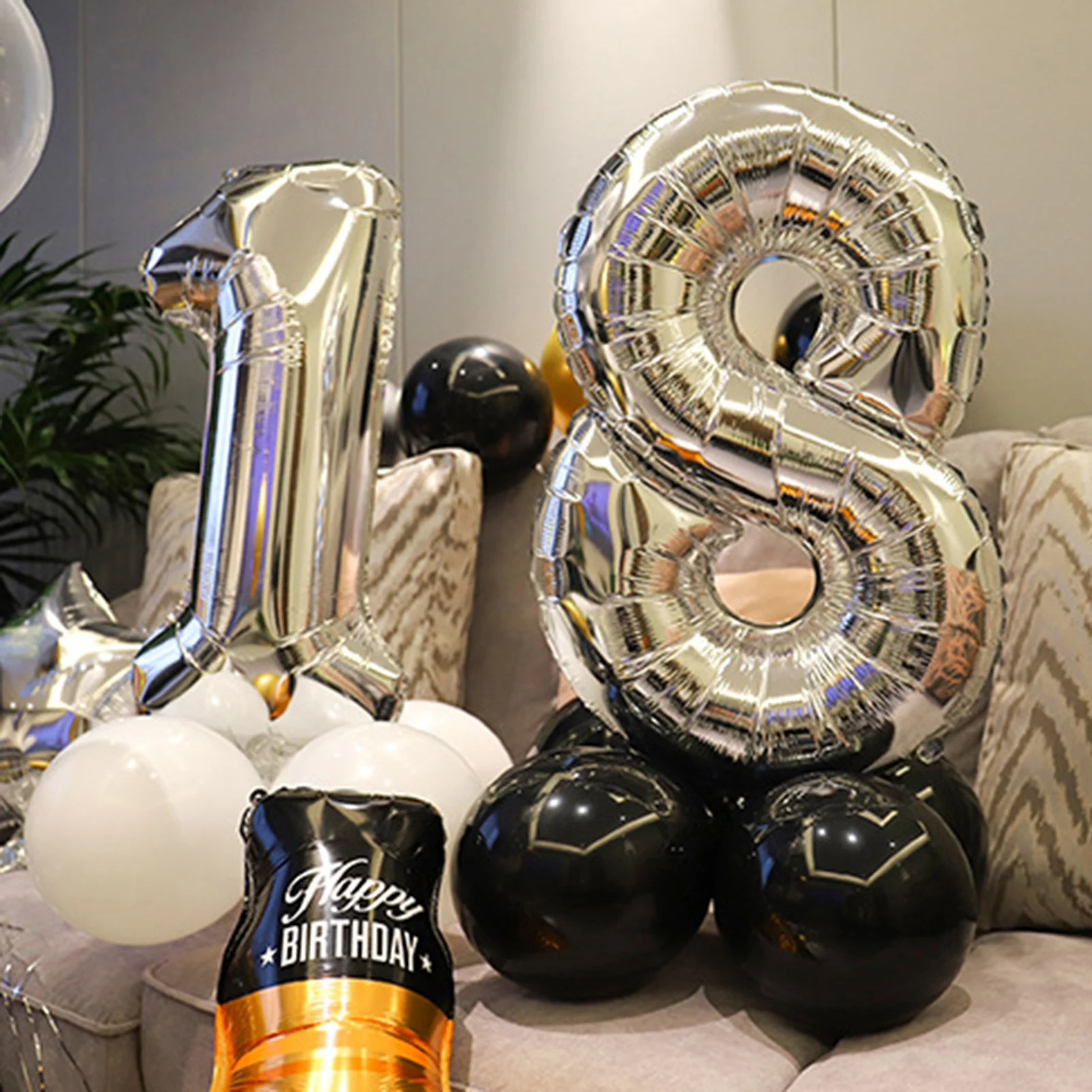 

Birthday Party Balloon Scene Layout Background Decoration Deluxe Birthday Set K888