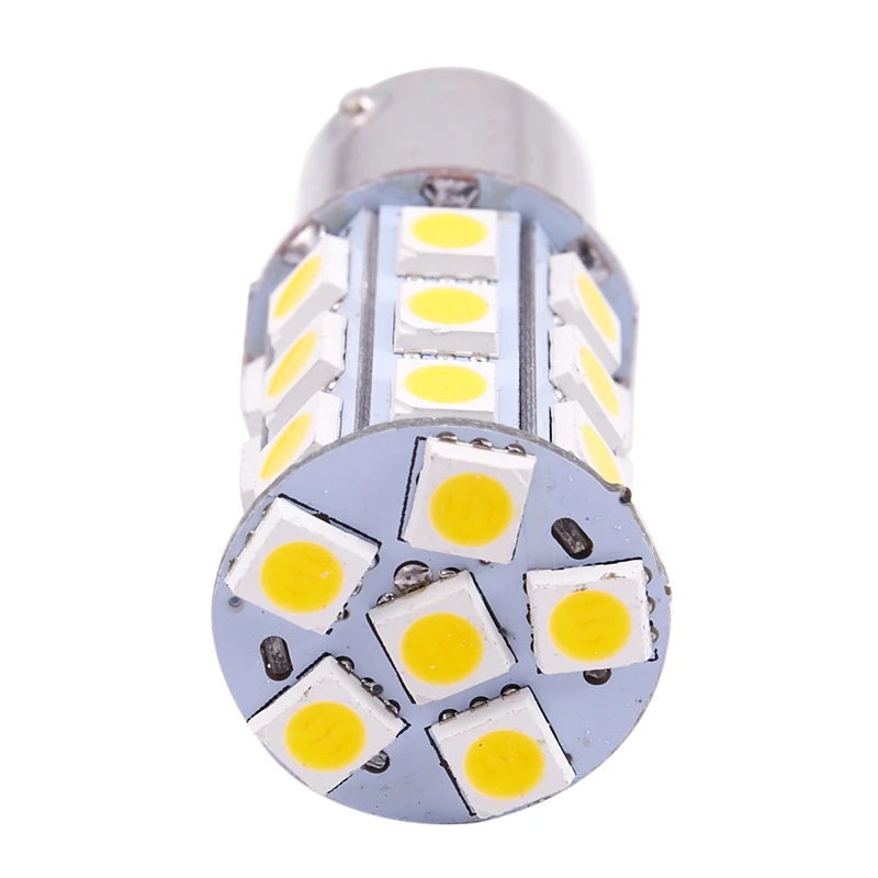 10X теплый белый 27 SMD светодиодный 1156 1141 1003 RV Кемпер трейлер интерьер Светильник