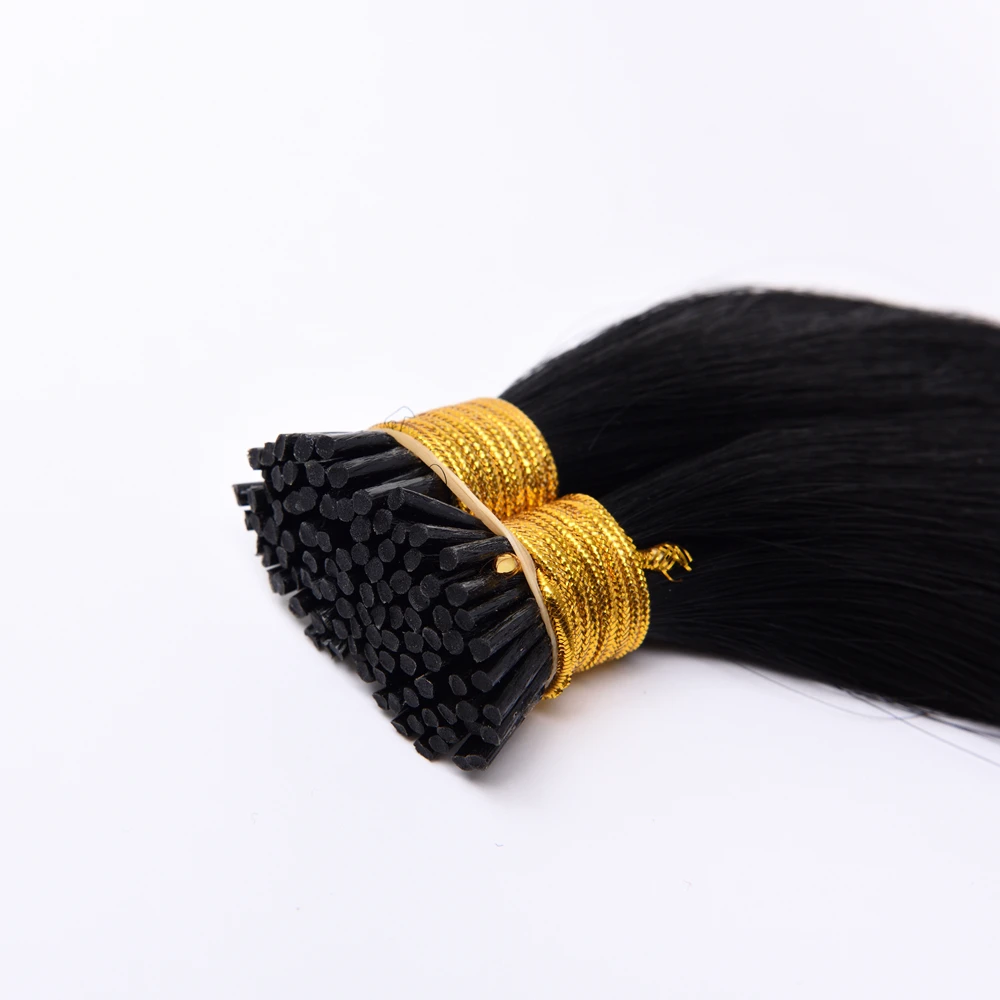 

Kayla I Tip Hair Extensions Pre Bonded Hair Remy Fusion Hair 14-24 Inch 50g/bag Straight Beads Human Hair