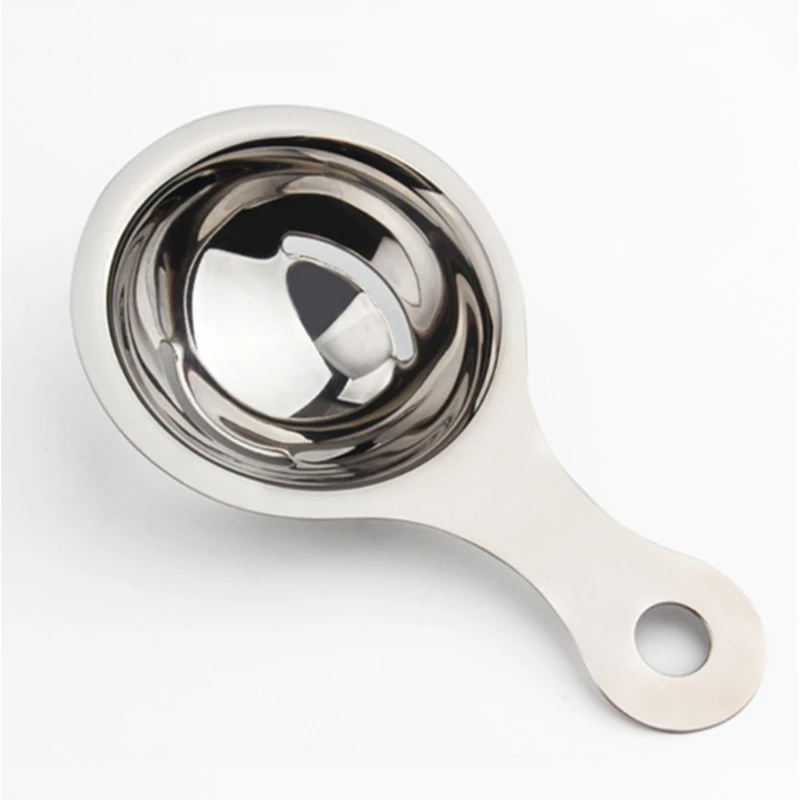 Egg White Separator Yolk Filter Extractor Stainless Steel Spoon Kitchen Divider Gadgets Separating Funnel Cooking Tool | Дом и сад