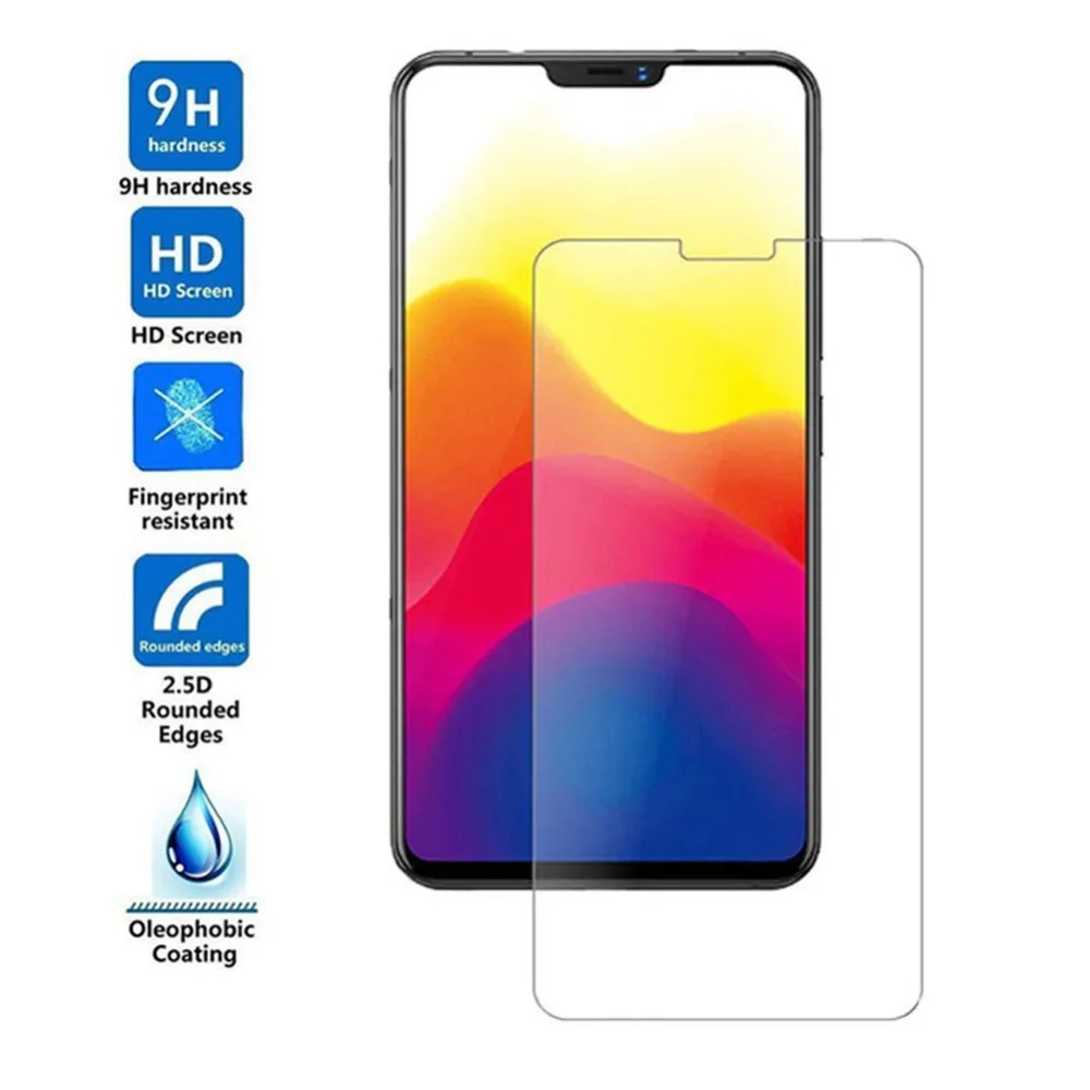 2.5D 9H 2 шт. защитная пленка из закаленного стекла для VIVO V9 Защита экрана прозрачное