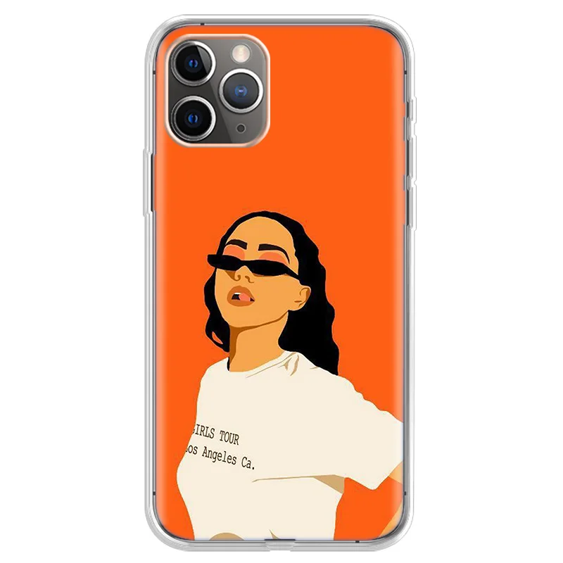 

Woman's Design Case For iPhone 7 8 6 6S Plus 11 Pro Max 12 Mini XR X XS 5 5S SE 2020 Soft Silicone Back Cover Fundas Cases Luxur