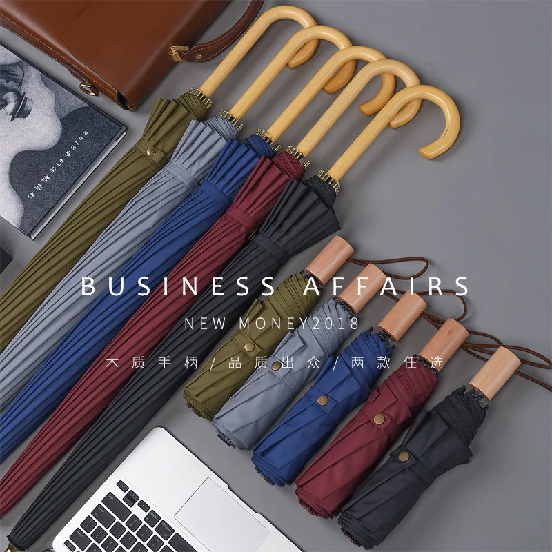 Зонт Автоматический складной тройного сложения маленький однотонный с 8