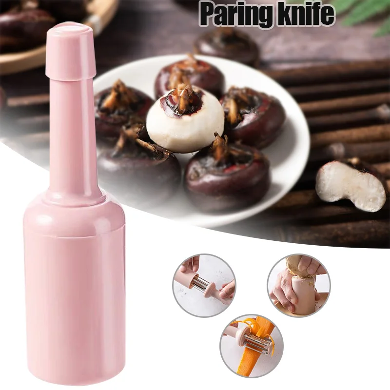 

Peeler With Lid Multi Function 3-blade Household Ginger Garlic Peeling Scraper Kitchen Accessories Kitchen Gadget Sets Cocina