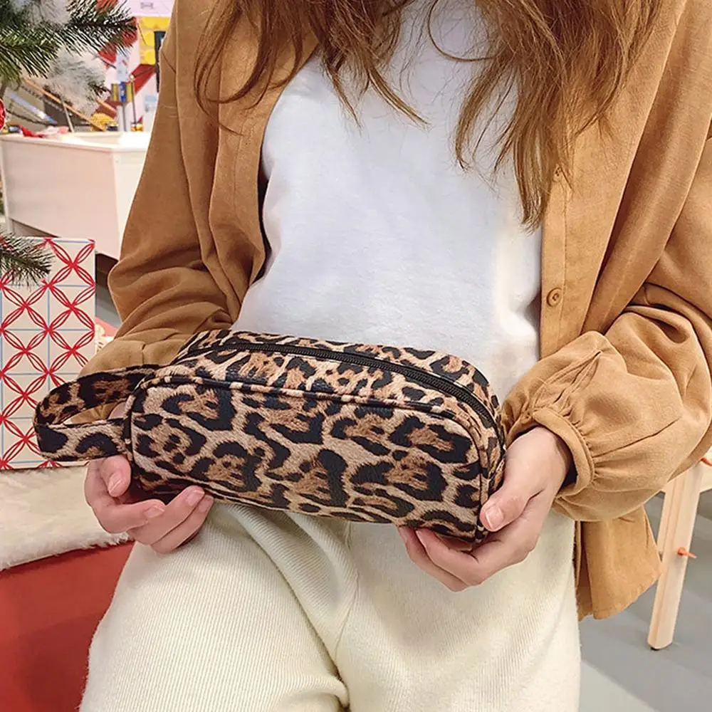 Женский модный трендовый длинный однотонный Леопардовый кожаный чехол карандаш