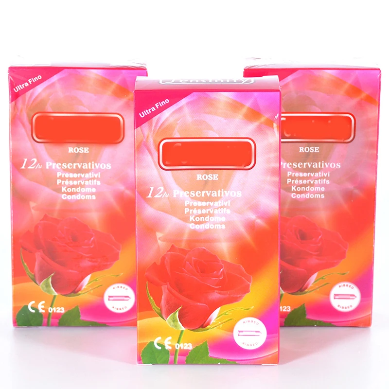 12pcs Sensitive Condom Ultra Soft With Mace Pointed Design Lubricated Latex Flavored Safety Sex Accessories | Красота и здоровье