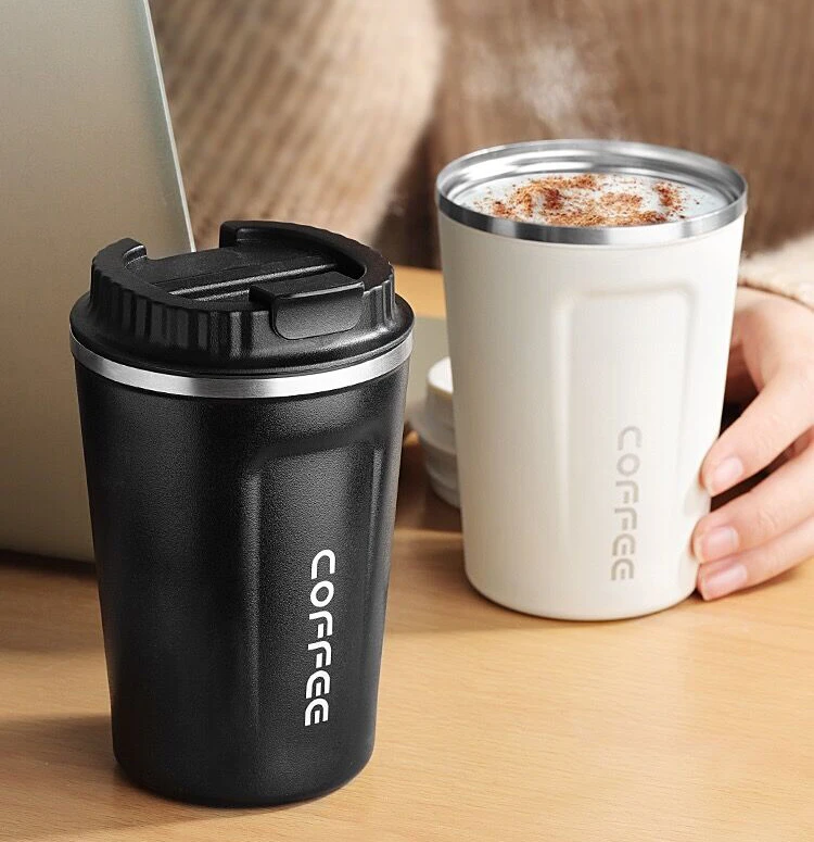 

380ml/510ml Stainless Steel Coffee Thermos Mug Portable Car Vacuum Flasks Travel Thermo Cup Water Bottler Thermocup For Gifts