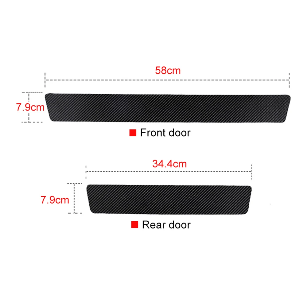 

For Volkswagen VW Jetta GOLF 5 6 7 MK5 MK6 MK7 Passat B5 B6 B7 POLO 6R 9N Tiguan Beetle Touran Car Door Sill Sticker Accessories