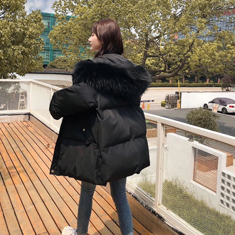 

2020 New Cotton-Padded Clothes Women down Cotton Korean Version of the Loose Short Winter Coat Jacket Winter Oversize Tide