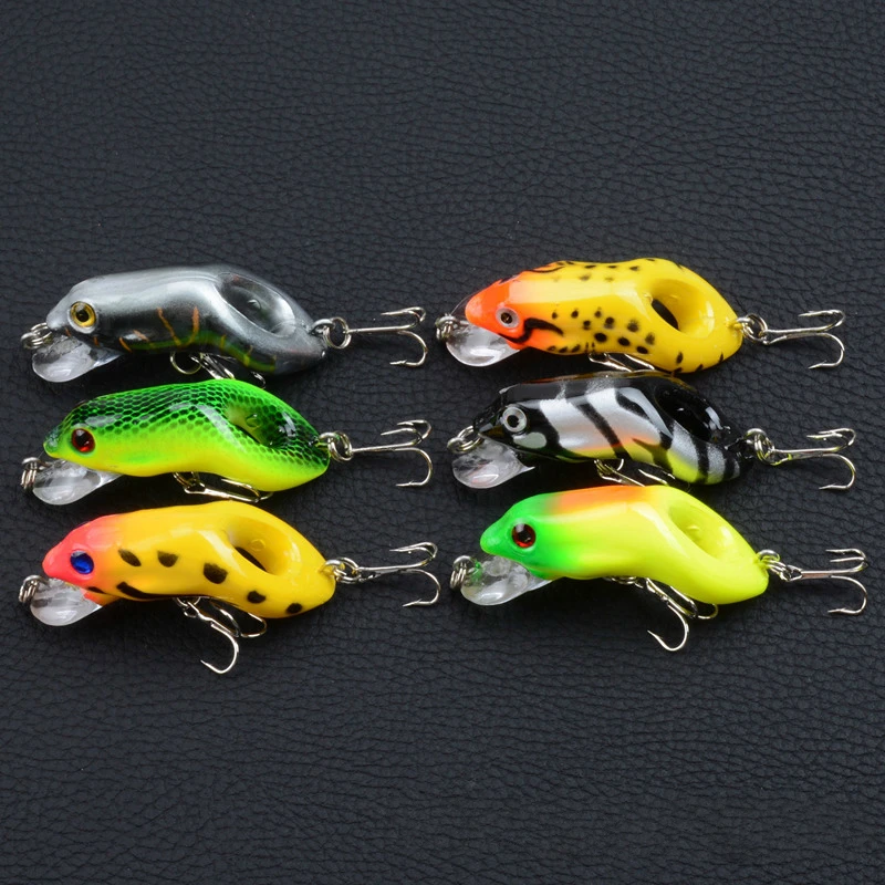

6Pcs/Lot Fishing Minnow Lures 5.5cm/8.9g Sea Fishing Hard Baits Lifelike Artificial Isca Swimbait Wobblers Tackle With 8# Hooks