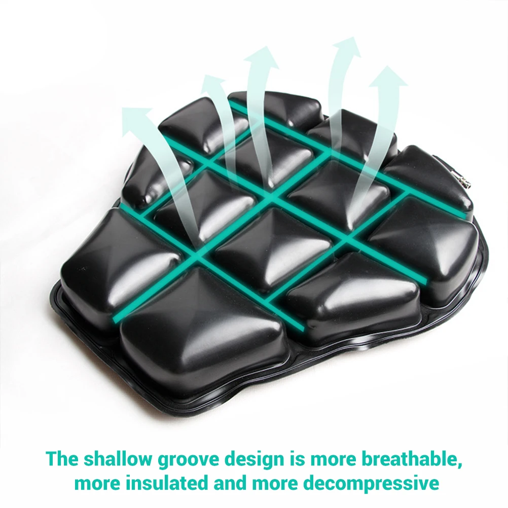 

32*31cm Motorcycle Air Seat Cushion Cover Cool Seat Cover Sunscreen Mat Inflatable Seat Cushion Antiskid office Air Cushion Gift
