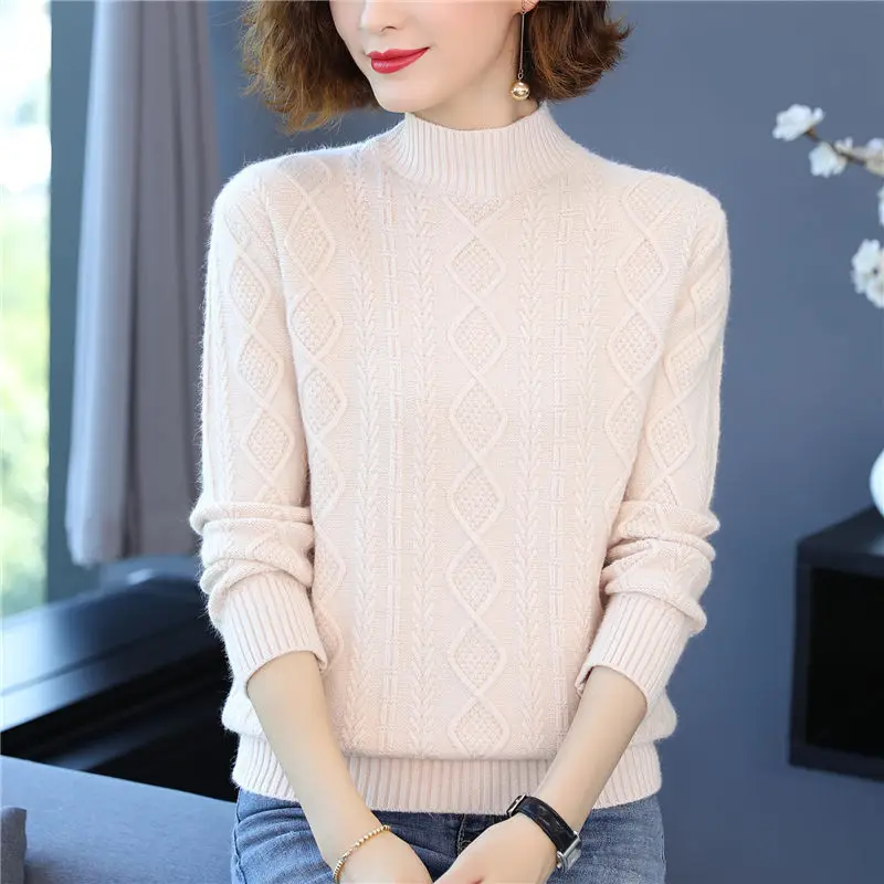 

Fashion Sweaters women winter Pullover 2020 jumpers knitted clothes fashion Women black