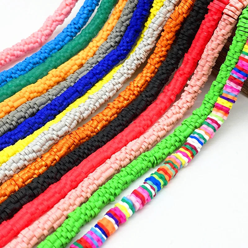 6 мм цветок сливы плоские полимерные глиняные бусины дисковые свободные ручной