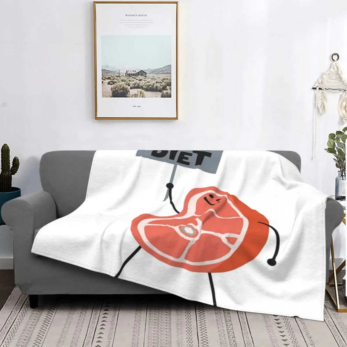 

Keto-Manta de diet para cama, colcha a cuadros para Baby, manta Kawaii para cama