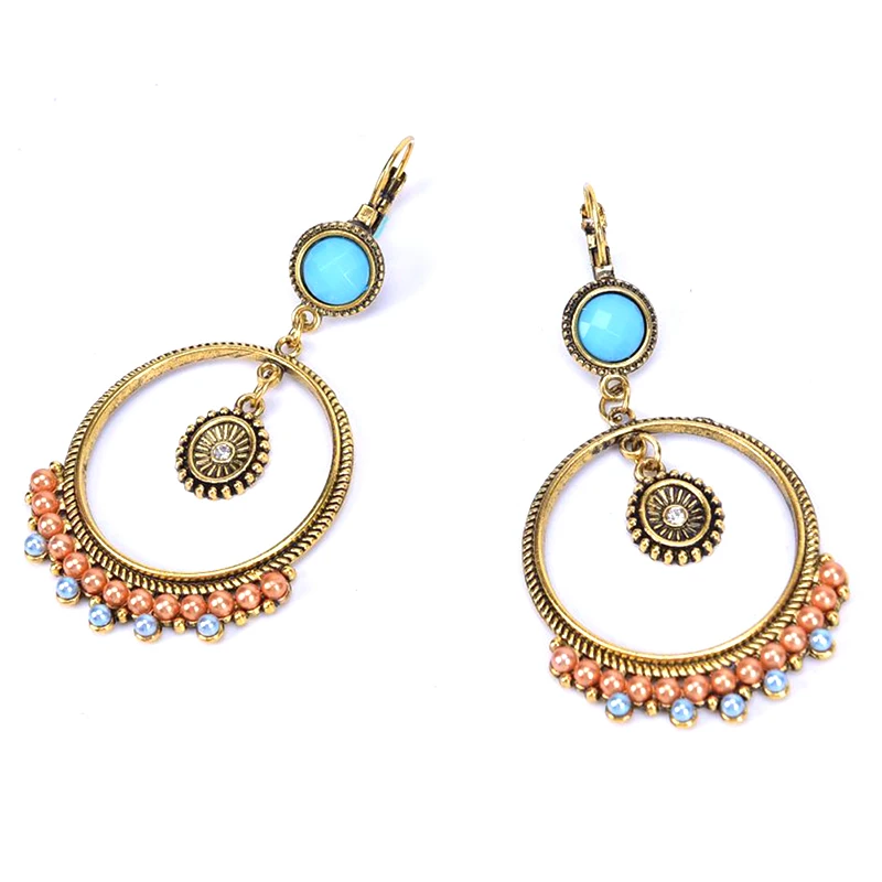 

Vintage Boho Tassel Dangle Drop Earrings Ethnic Hanging Dangle Earrings For Female Fashion Earrings Ornaments Jewelry 7 Styles