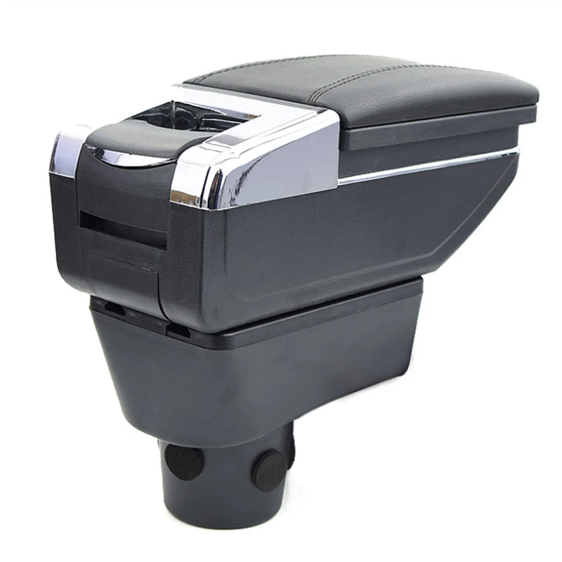Armrest for Mitsubishi Mirage Attrage 2014 - 2018 Arm Rest Rotatable Storage Box Decoration Car Styling 2015 | Автомобили и