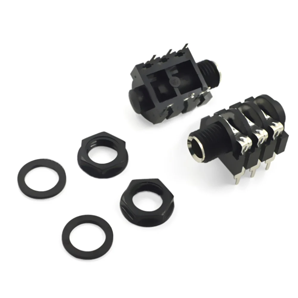 10PCS 6PIN 6.35mm Microphone Female Stereo Audio Socket Jack Connector | Обустройство дома