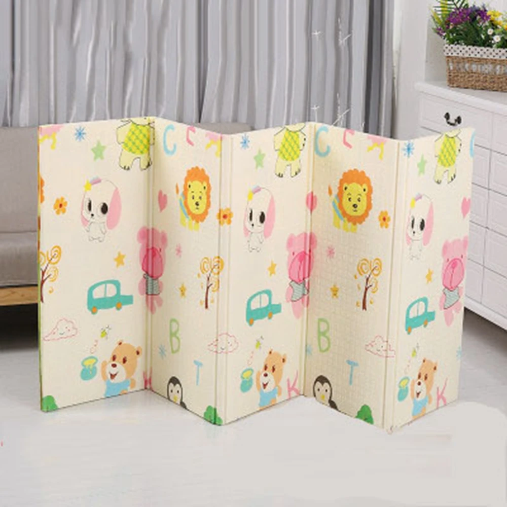 Детский складной мультяшный игровой коврик XPE пазл детский для ползания