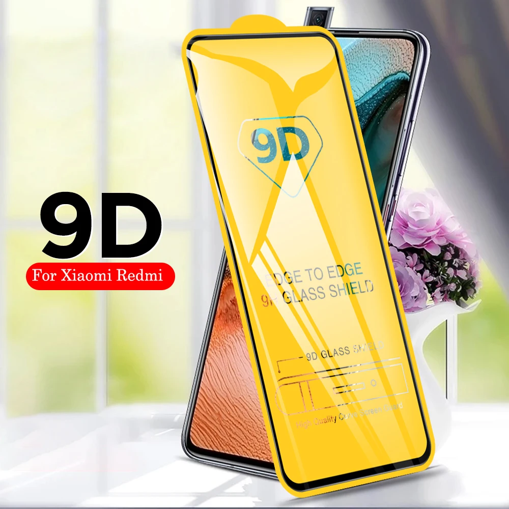 Защитное стекло 9D для Xiaomi Redmi K40 Pro Plus Note 9 Max 9S пленка экрана K30 с полным покрытием |