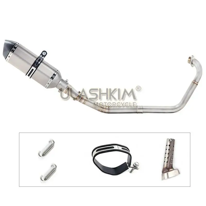 Мотоцикл Полная выхлопная система Escape Модифицированная средняя звеньевая труба