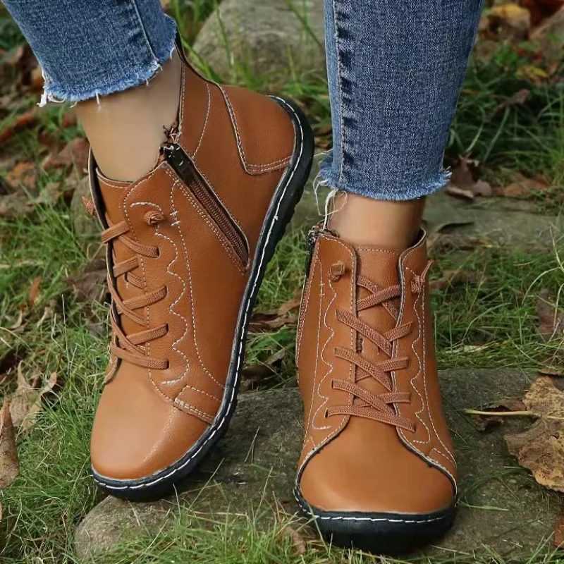 

зимняя обувь женская ботинки женские Женские сапоги обувь женская зима зимняя обувь женская Женские зимние ботильоны на шнуровке, женские ...