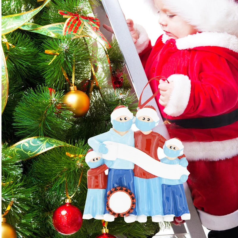 4 Styles Baby Novelty Toys Family DIY Handwritten Name Fashion Snowman Christmas Tree Pendant New Year Decoration Hot Sale | Игрушки и